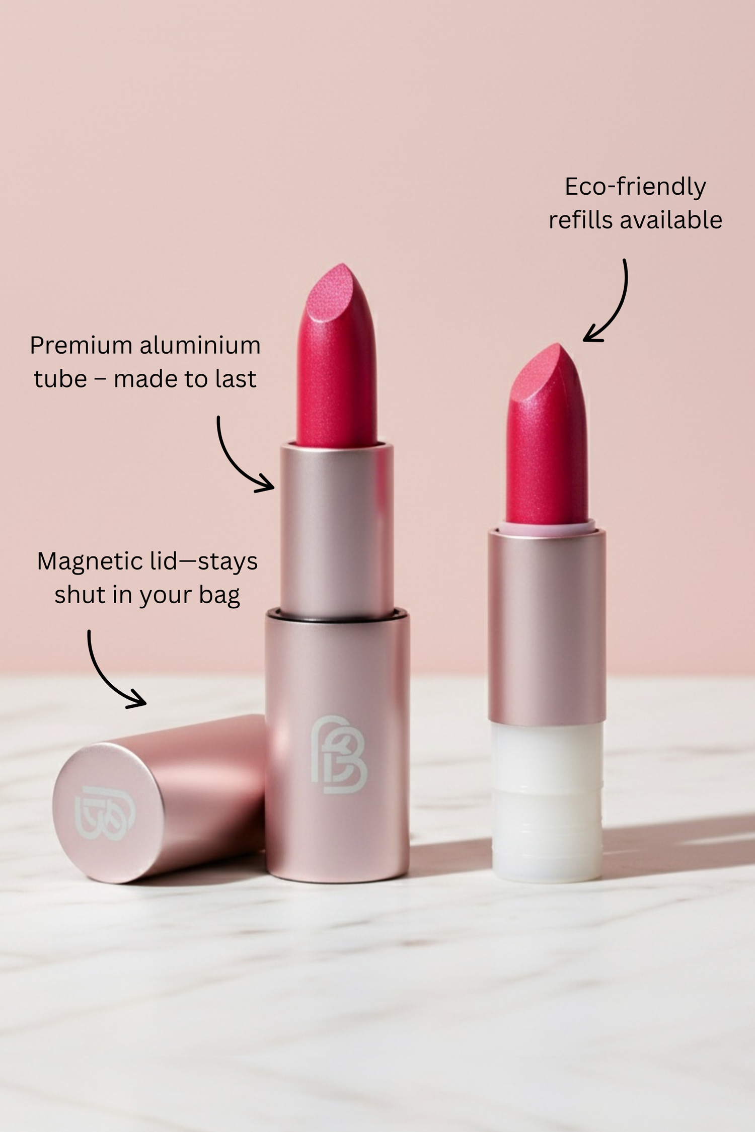 BareSatin - Natural Vegan Lipstick BareFaced Beauty