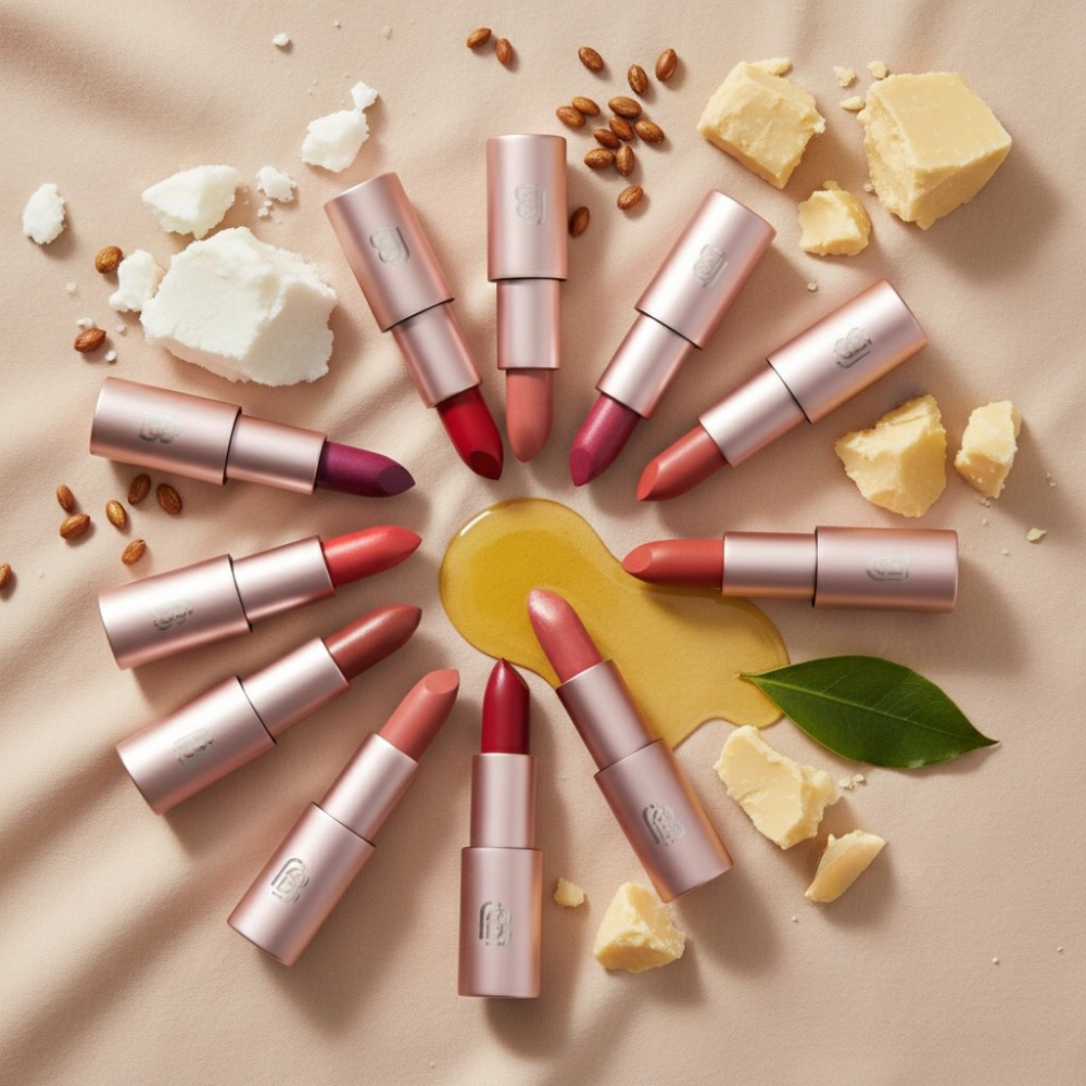 Natural and organic mineral lipstick