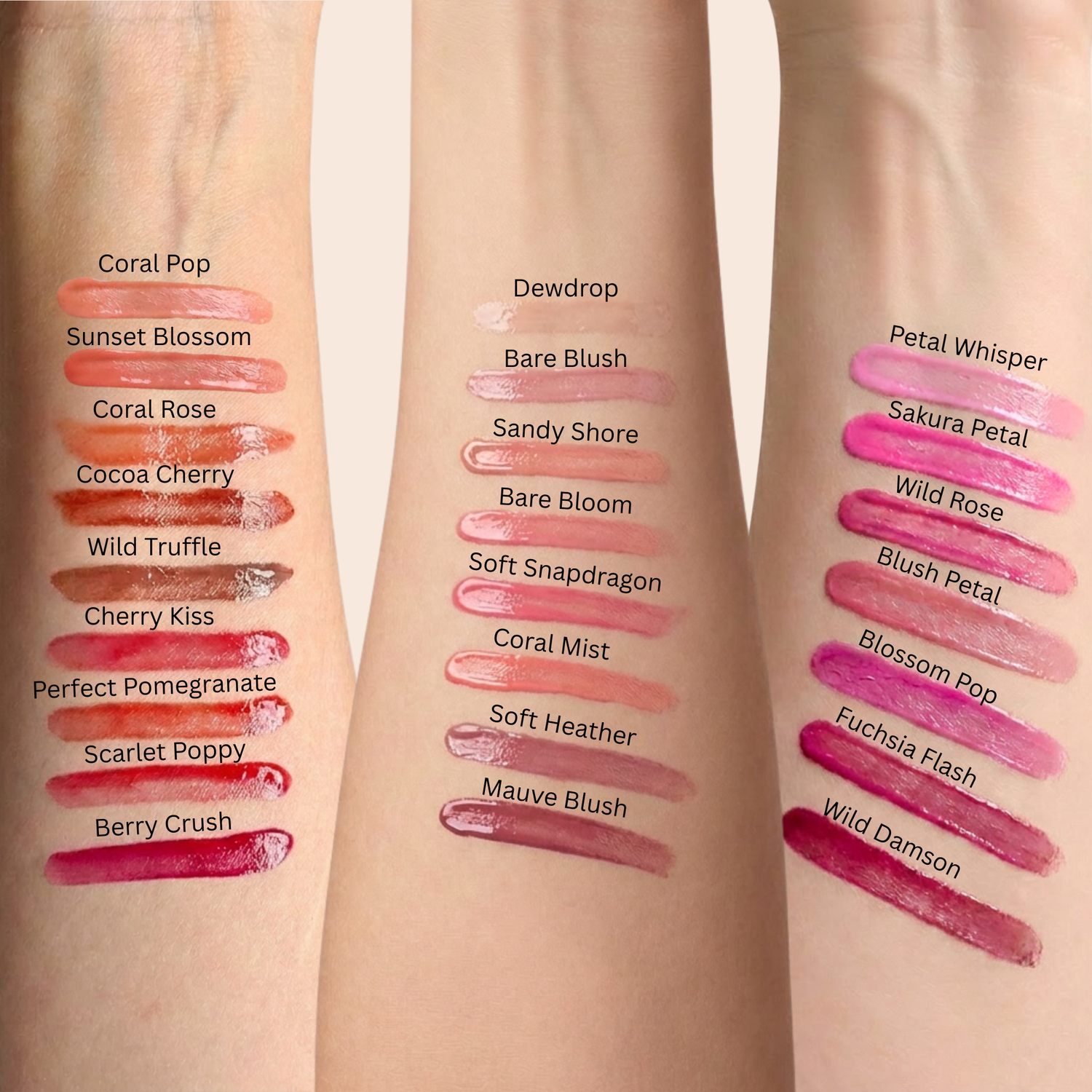 Natural Vegan Lip Gloss BareFaced Beauty