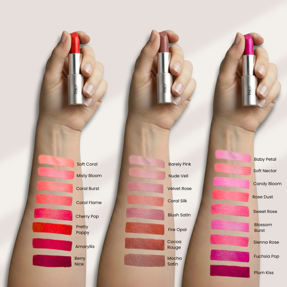 BareSatin - Natural Vegan Lipstick BareFaced Beauty