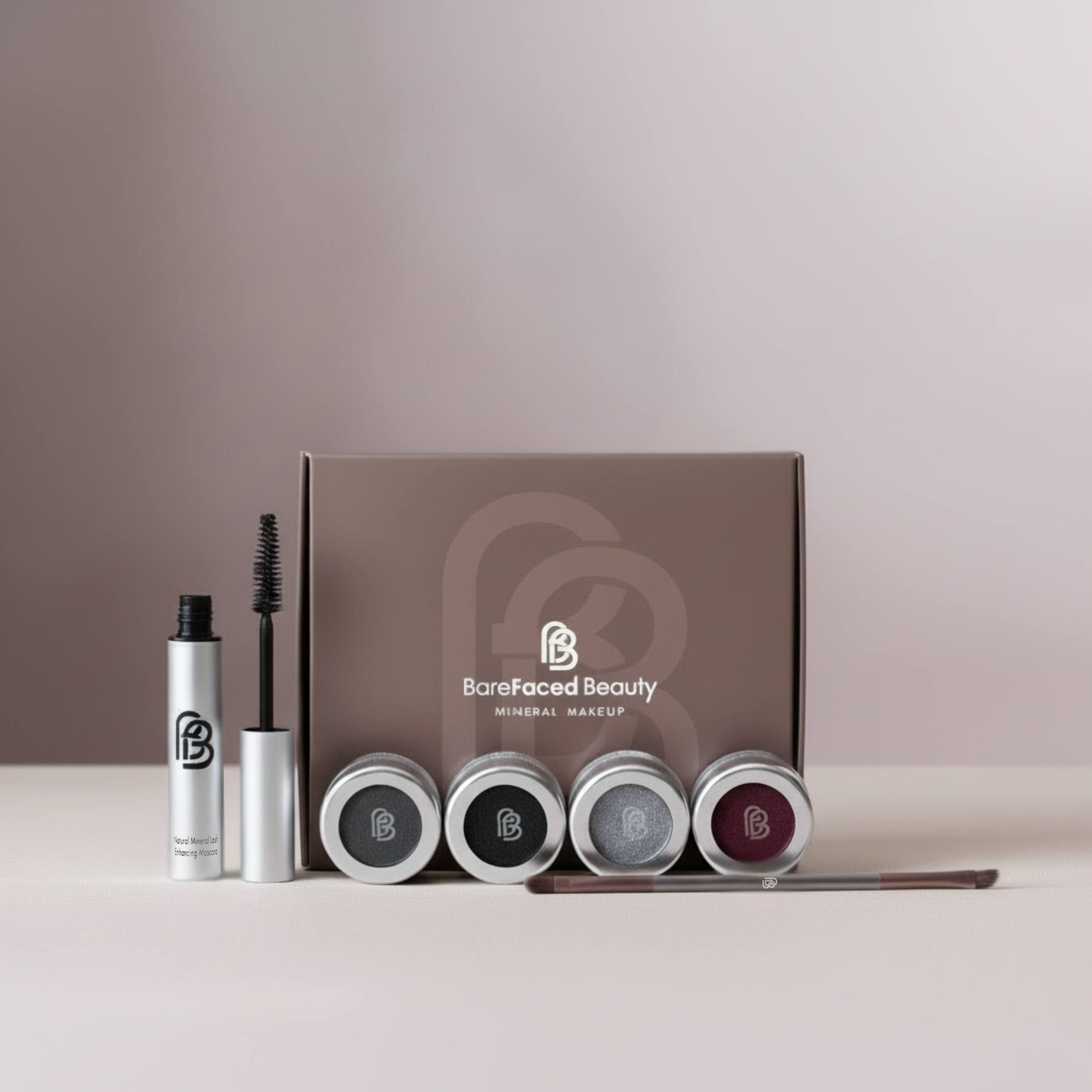 Smoky Nights - Natural Mineral Eye Kit Barefaced Beauty
