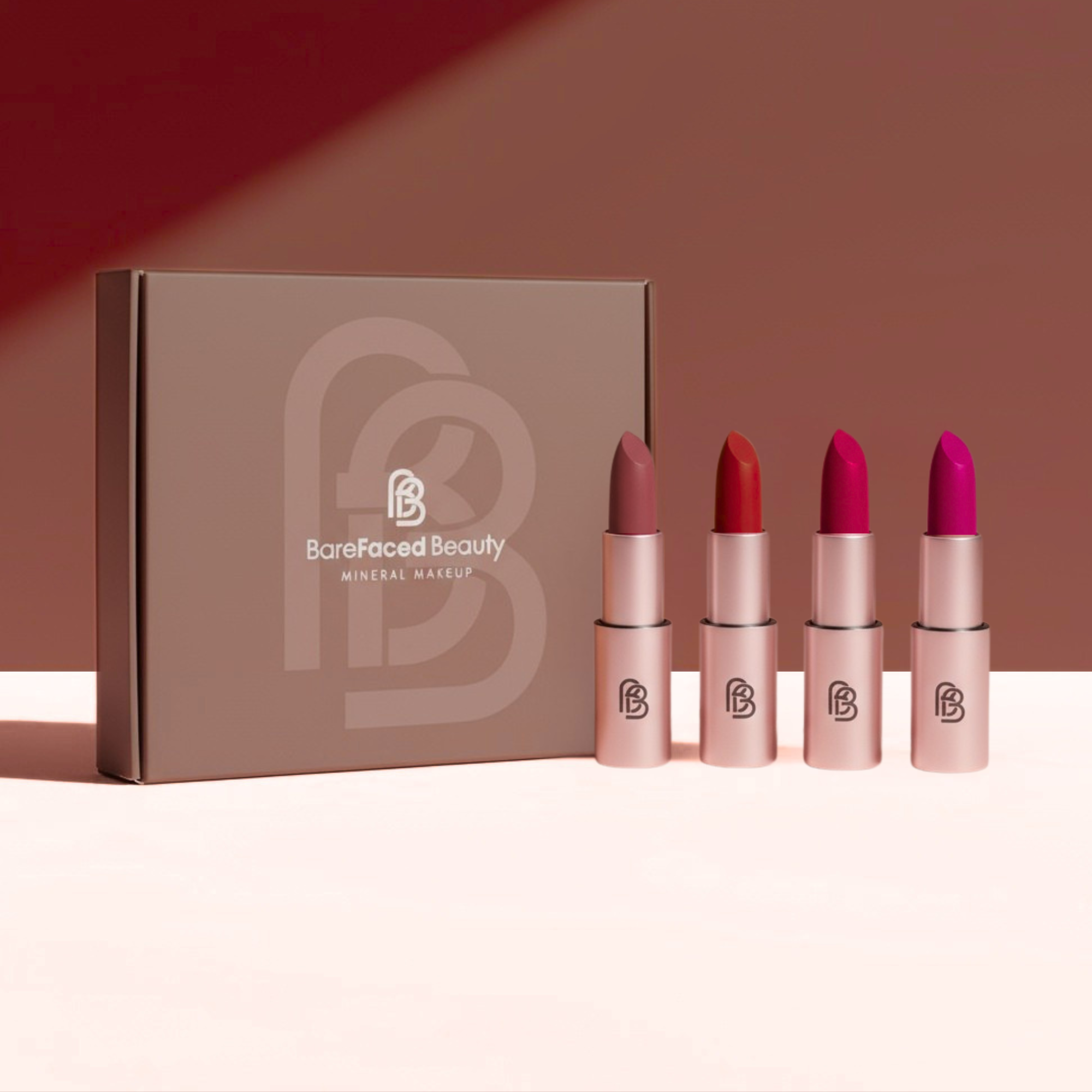 Natural Vegan Lipstick Collection - Twilight Kiss BareFaced Beauty