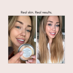 Real results using BareFaced Beauty Mineral Foundation