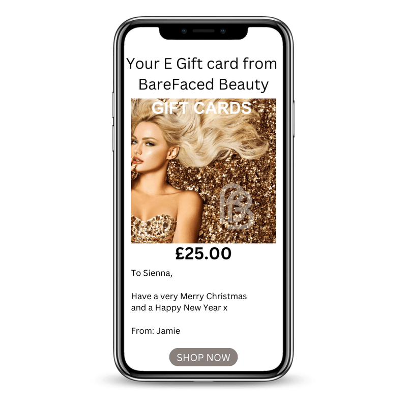 Barefaced Beauty E-Gift Cards - Barefaced Beauty